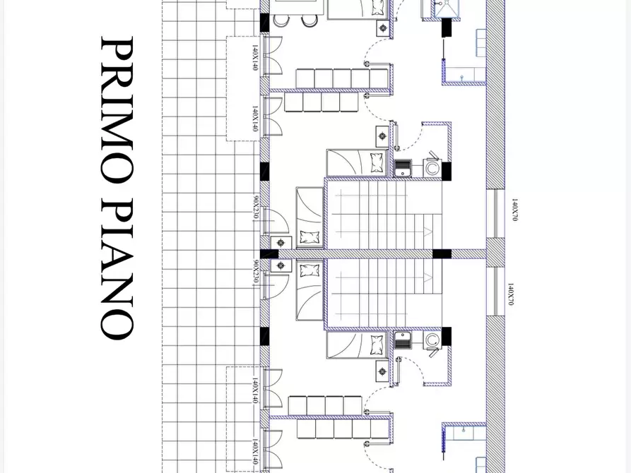 Immagine 32 di Villetta a schiera in vendita  in Via S.Elena 3 a Casapesenna
