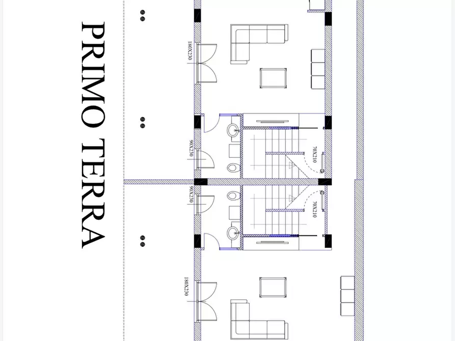 Immagine 33 di Villetta a schiera in vendita  in Via S.Elena 3 a Casapesenna