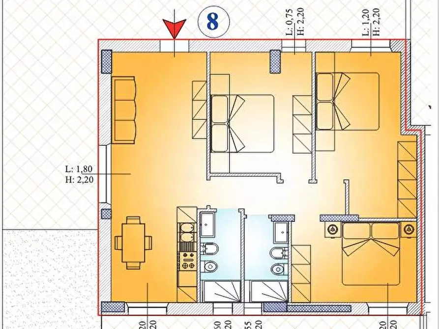 Immagine 15 di Appartamento in vendita  a Martinsicuro