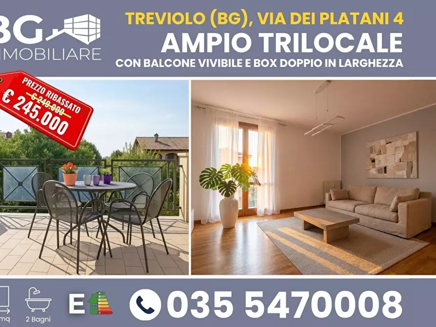 Immagine 1 di Appartamento in vendita  in via dei platani 4 a Treviolo