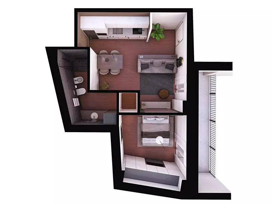 Immagine 11 di Appartamento in vendita  in Passaggio Don Antonio Seghezzi 2 a Bergamo