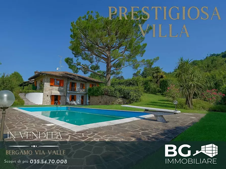 Immagine 3 di Villa in vendita  in Via Valle 1 a Bergamo