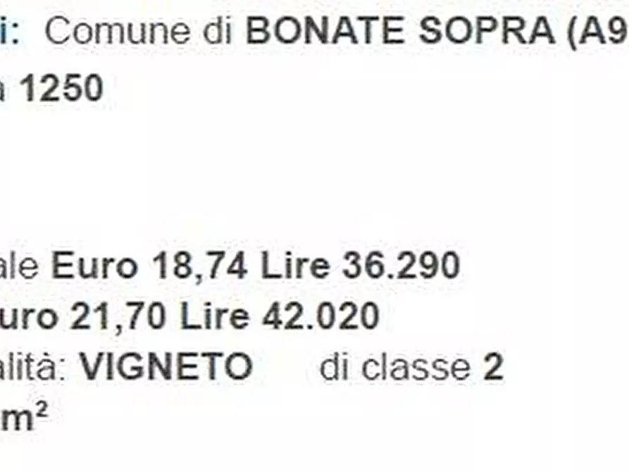 Immagine 8 di Terreno agricolo in vendita  in Via San Geminiano a Almenno San Bartolomeo
