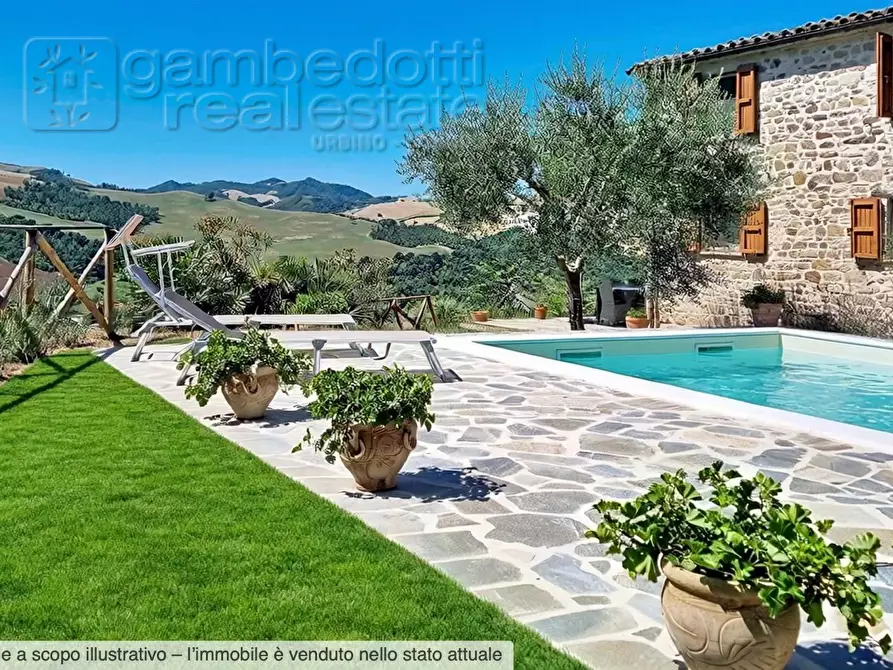 Immagine 10 di Villa in vendita  a Sassocorvaro Auditore