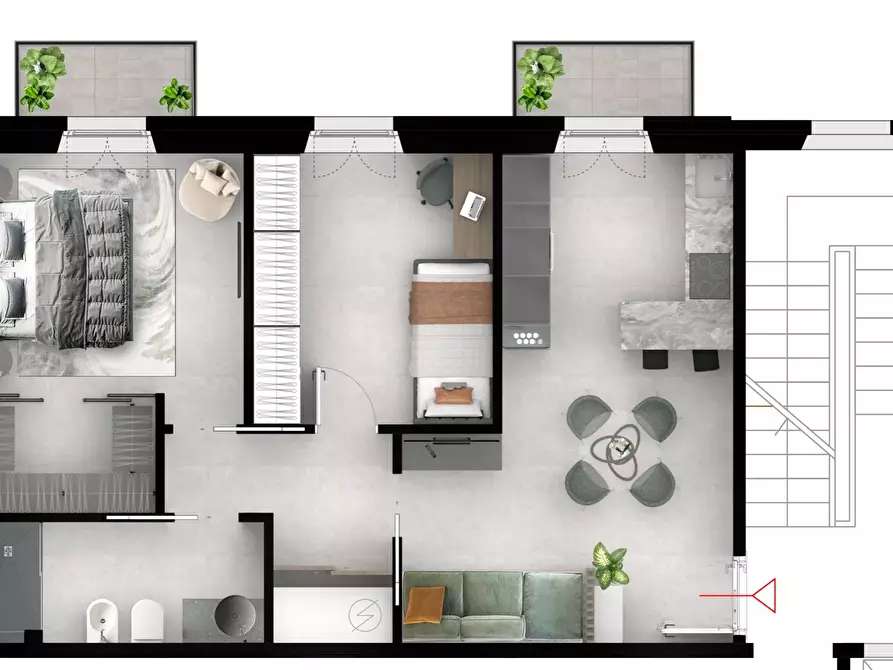 Immagine 1 di Appartamento in vendita  in via sabotino 46 a San Benedetto Del Tronto