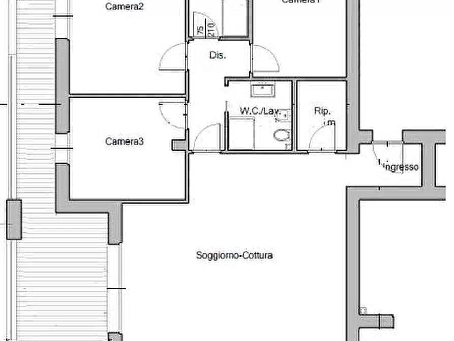 Immagine 2 di Appartamento in vendita  in ABANO TERME a Abano Terme