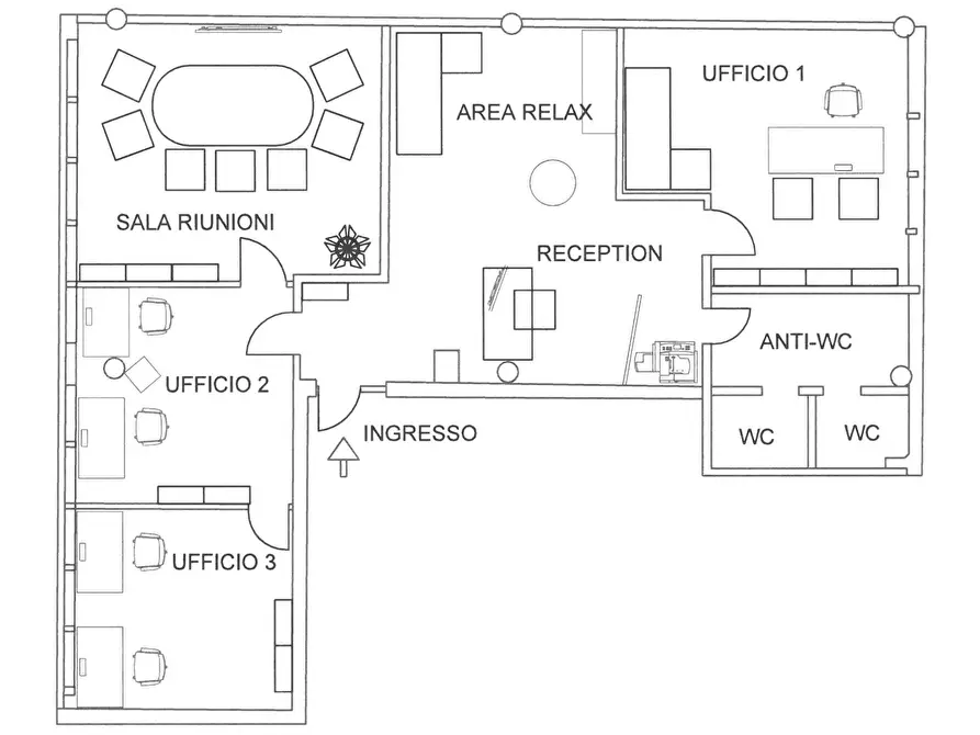 Immagine 2 di Ufficio in vendita  in PADOVA UNO a Padova