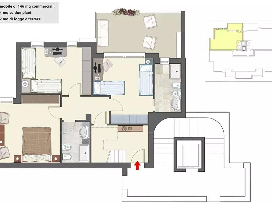 Immagine 1 di Multiproprietà in vendita  in strada Adriatica a Pesaro