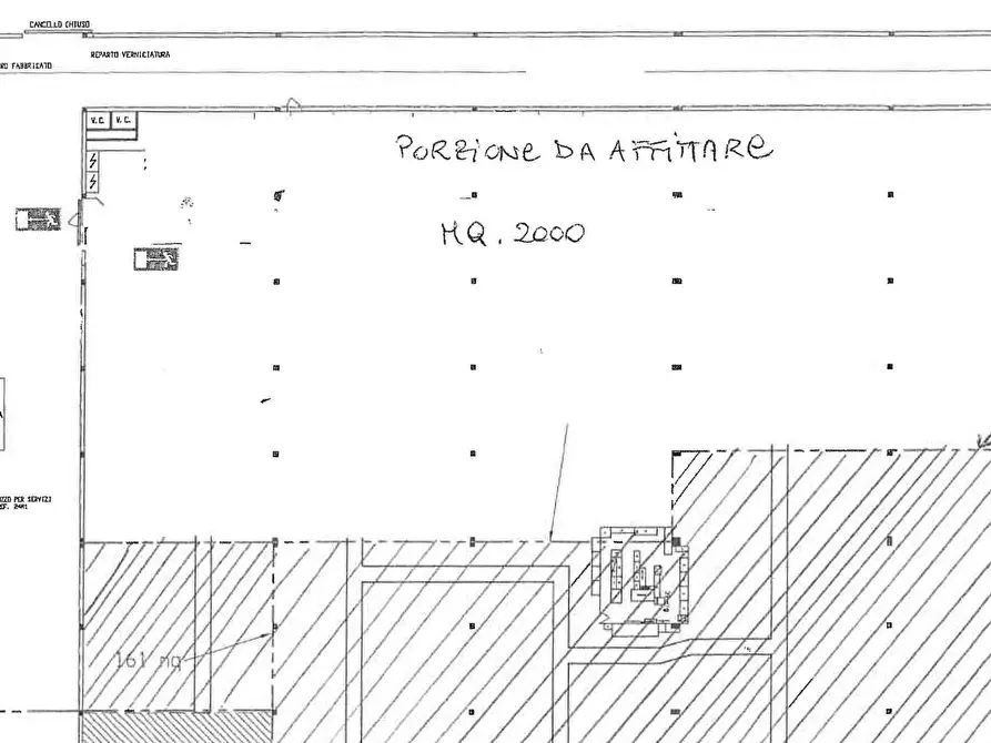 Immagine 2 di Capannone industriale in affitto  a Fano