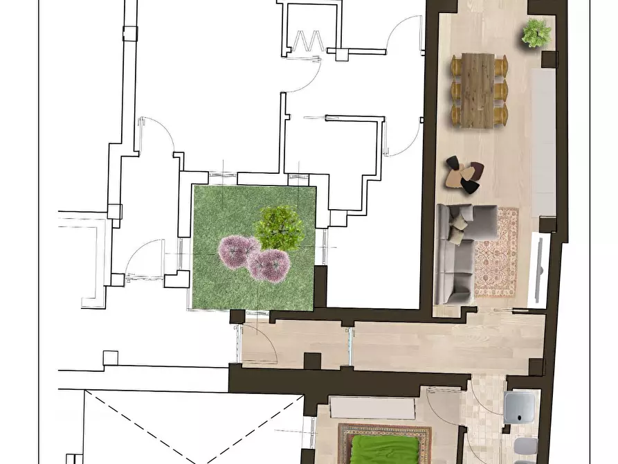 Immagine 2 di Appartamento in vendita  in Galleria Dei Fonditori a Pesaro