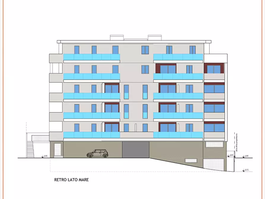 Immagine 3 di Appartamento in vendita  in via la marca a Pesaro