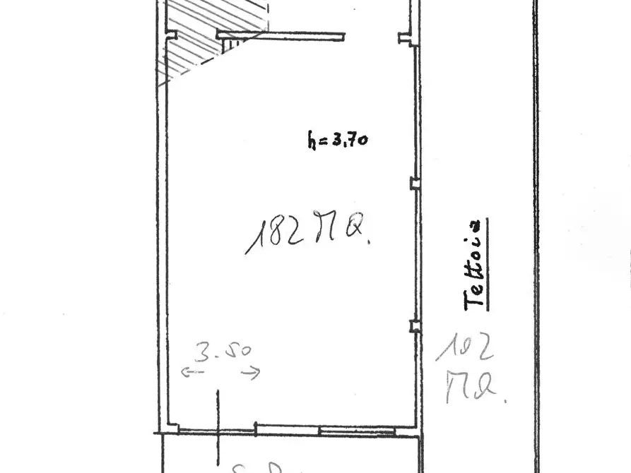 Immagine 3 di Capannone industriale in affitto  in FLAMINIA 143 a Fano