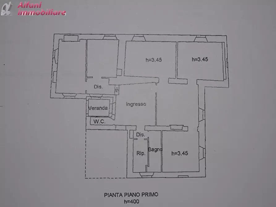 Immagine 37 di Appartamento in vendita  in piazza Camaiani 6 a Bibbiena