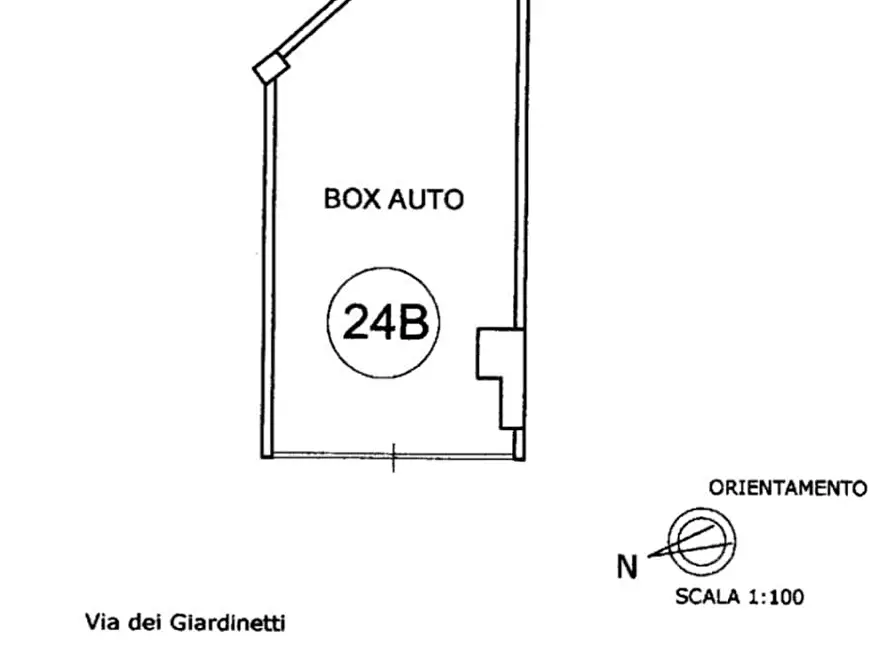 Immagine 11 di Box auto in vendita  in Via dei Giardinetti 33 a Roma