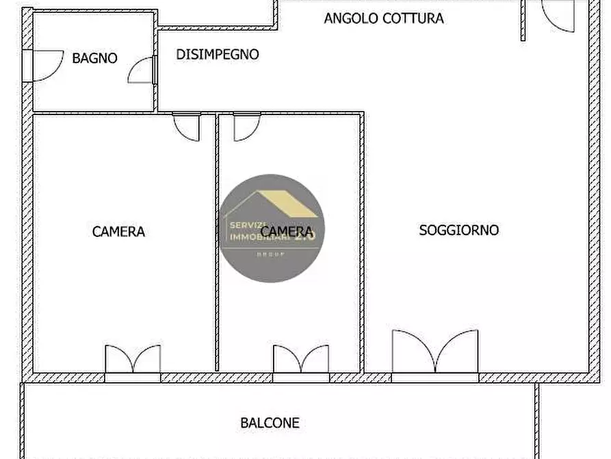 Immagine 12 di Appartamento in vendita  in Via Raddusa 9 a Roma