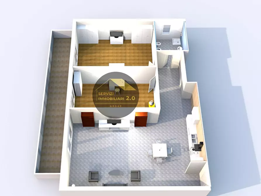 Immagine 13 di Appartamento in vendita  in Via Raddusa 9 a Roma