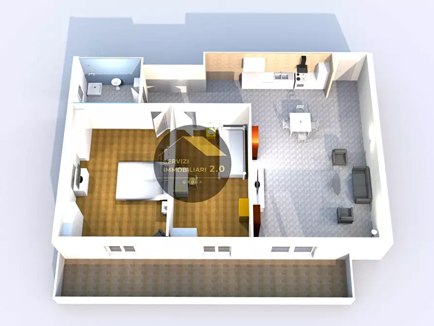 Immagine 14 di Appartamento in vendita  in Via Raddusa 9 a Roma