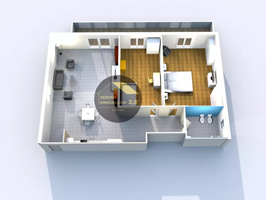 Immagine 16 di Appartamento in vendita  in Via Raddusa 9 a Roma