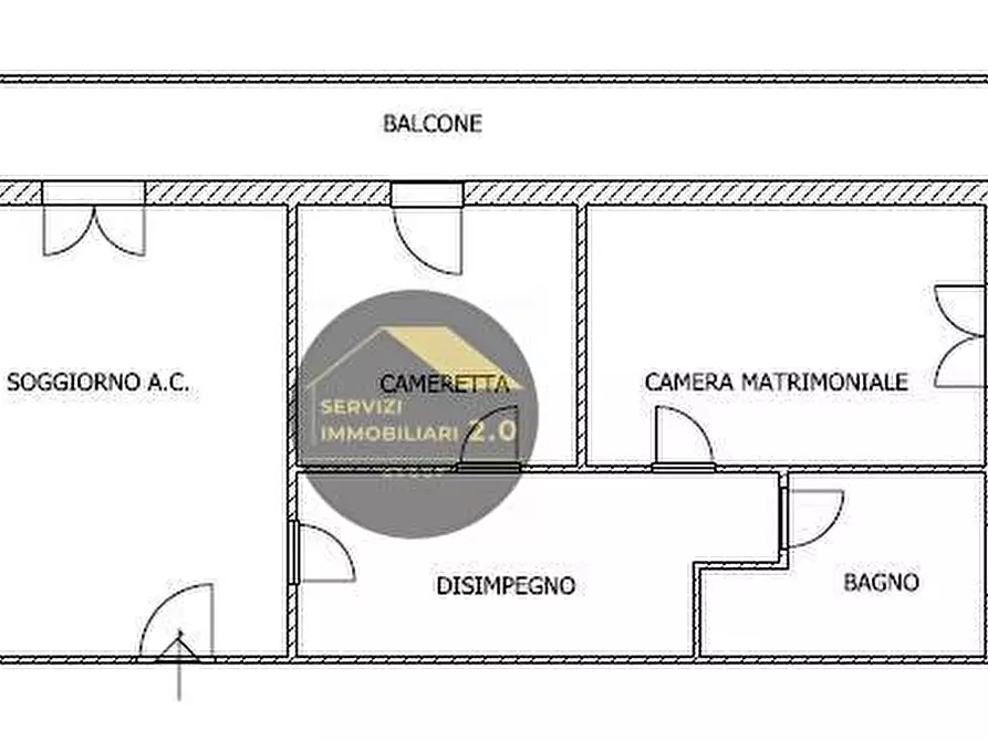 Immagine 16 di Appartamento in affitto  in Via Tricase a Roma