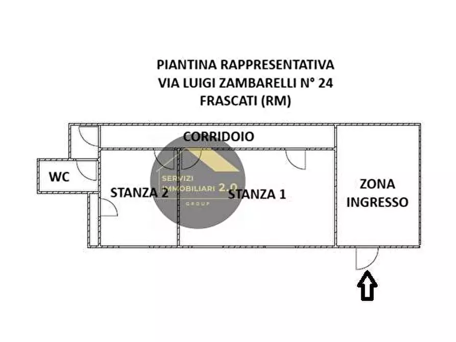 Immagine 21 di Appartamento in vendita  in via luigi zambarelli 24 a Frascati