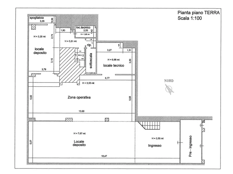Immagine 2 di Magazzino in vendita  a Savona