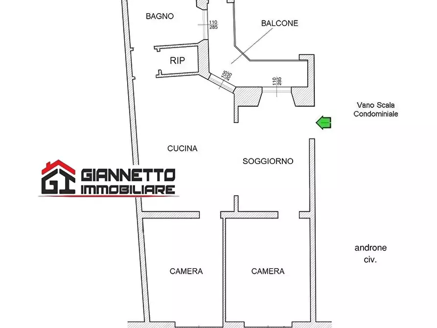 Immagine 3 di Appartamento in vendita  a Savona