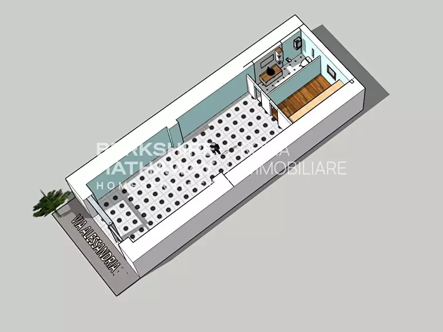 Immagine 4 di Locale commerciale in vendita  in Via Alessandria a Roma