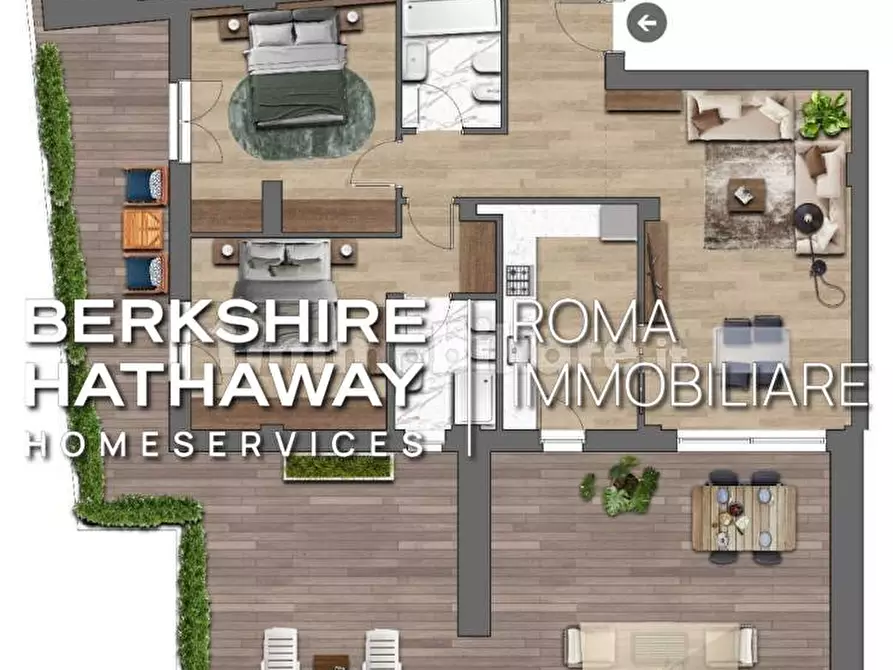 Immagine 25 di Appartamento in vendita  in Via Della Camilluccia a Roma