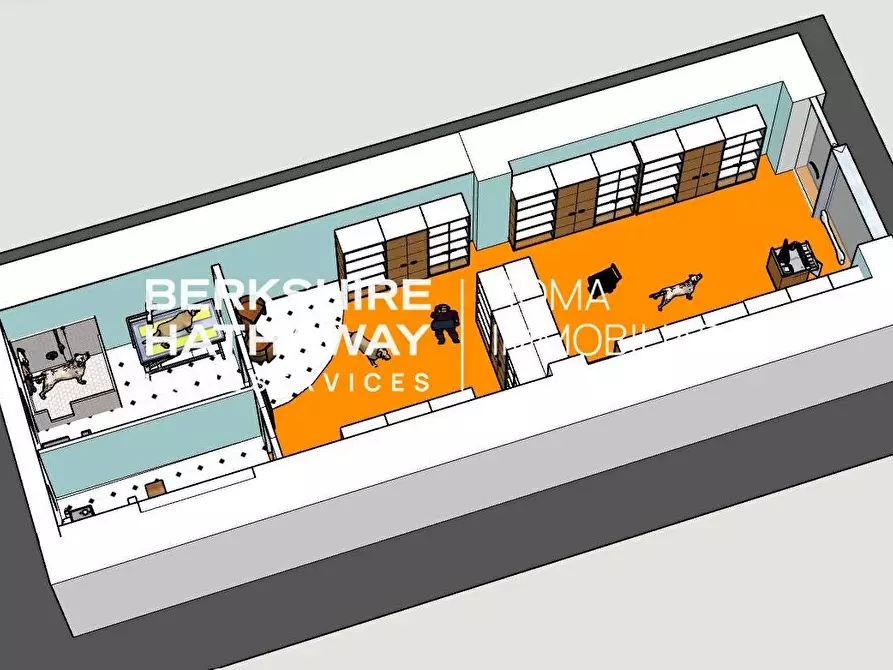 Immagine 7 di Locale commerciale in vendita  in Via Alessandria a Roma