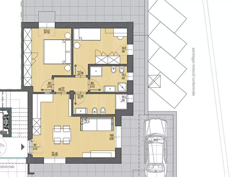 Immagine 2 di Appartamento in vendita  a Grottammare