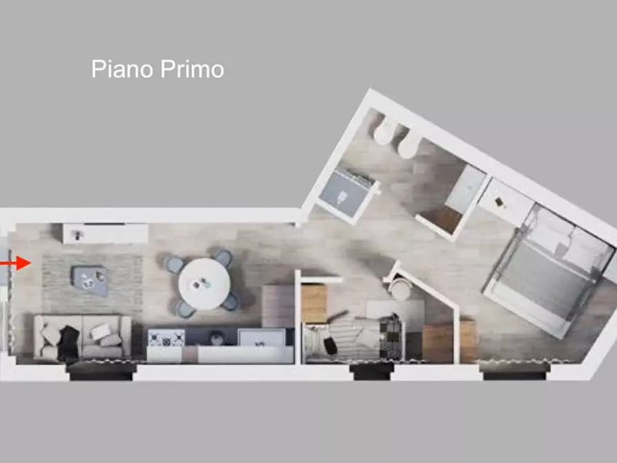 Immagine 3 di Appartamento in vendita  a Civitanova Marche