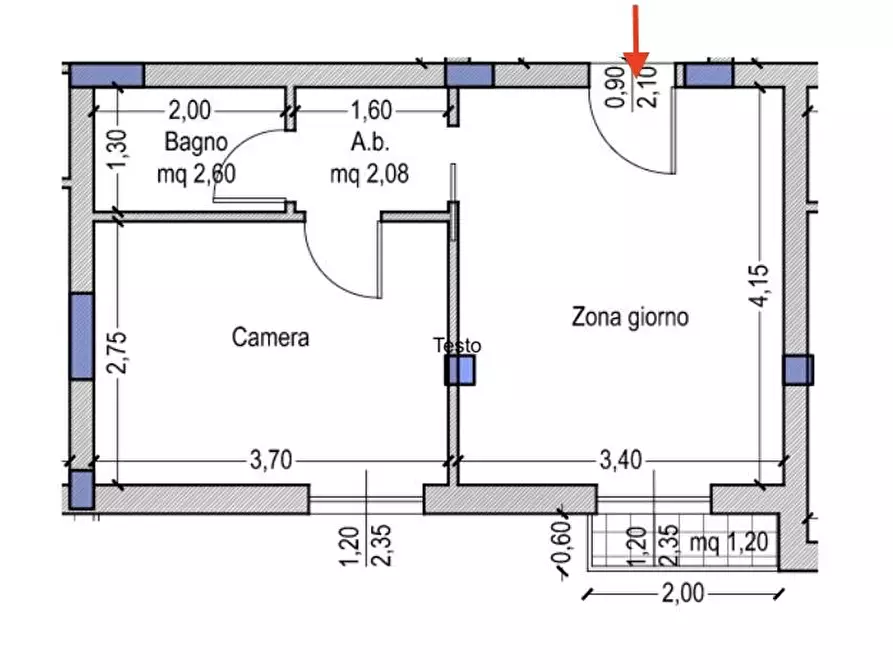Immagine 2 di Appartamento in vendita  in via cadamosto a Civitanova Marche