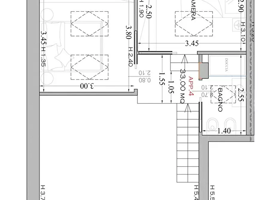 Immagine 3 di Appartamento in vendita  a Civitanova Marche