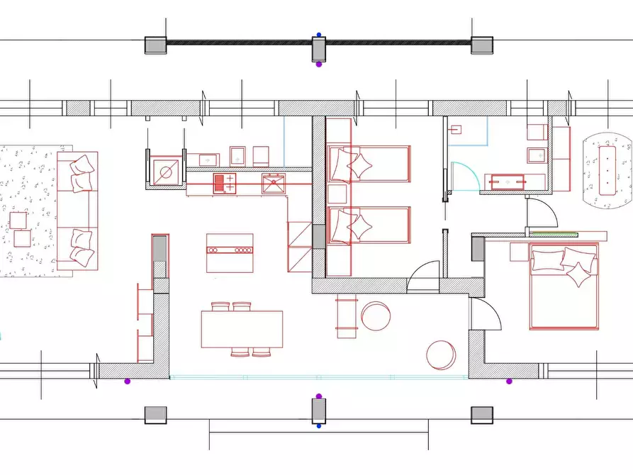 Immagine 2 di Appartamento in vendita  a Civitanova Marche