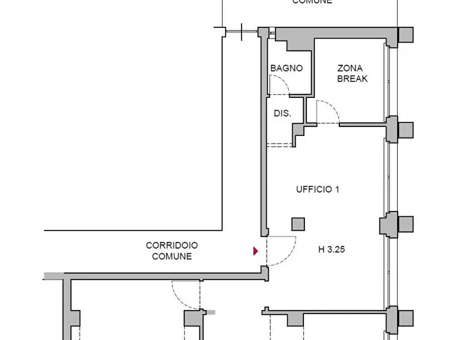 Immagine 9 di Ufficio in affitto  in via legnano 18 a Milano