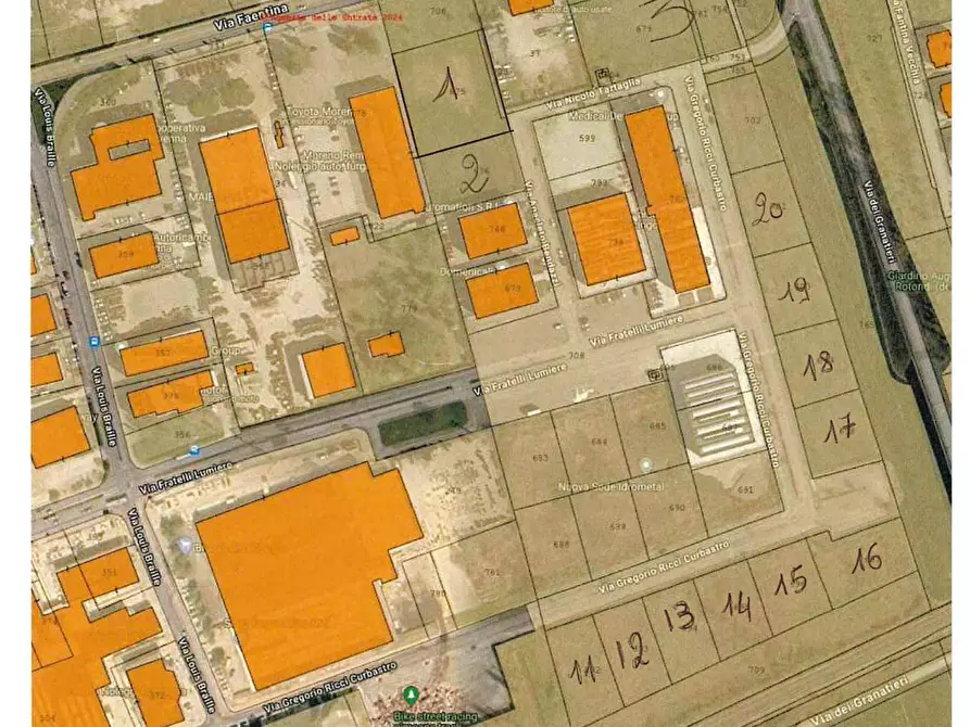 Immagine 2 di Terreno residenziale in vendita  in V. Girolamo Fracastoro a Ravenna