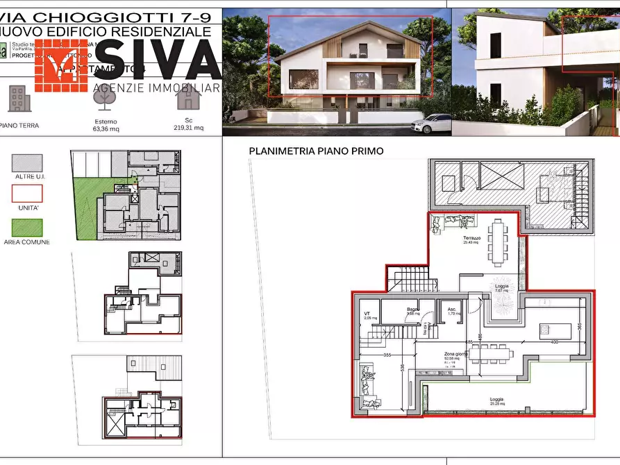 Immagine 3 di Appartamento in vendita  a Ravenna