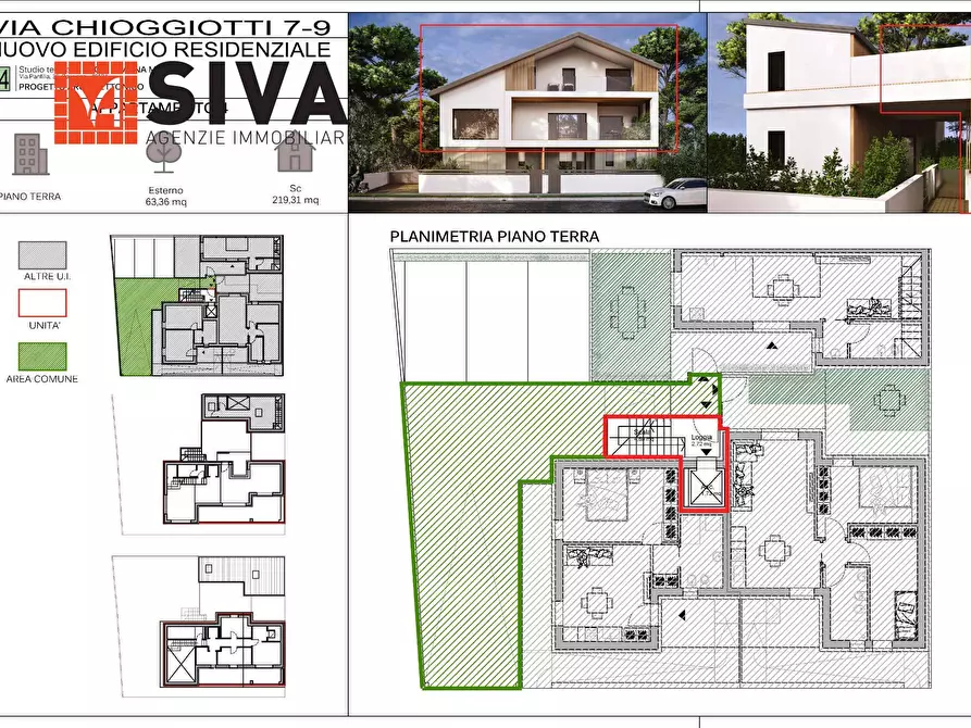 Immagine 2 di Appartamento in vendita  a Ravenna