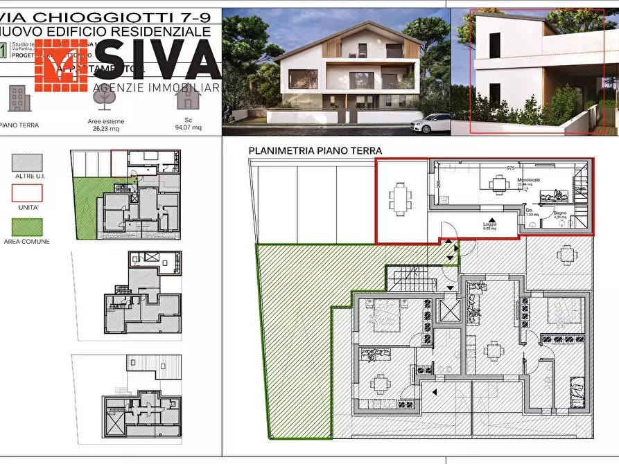 Immagine 2 di Appartamento in vendita  in via Chioggiotti 7 a Ravenna