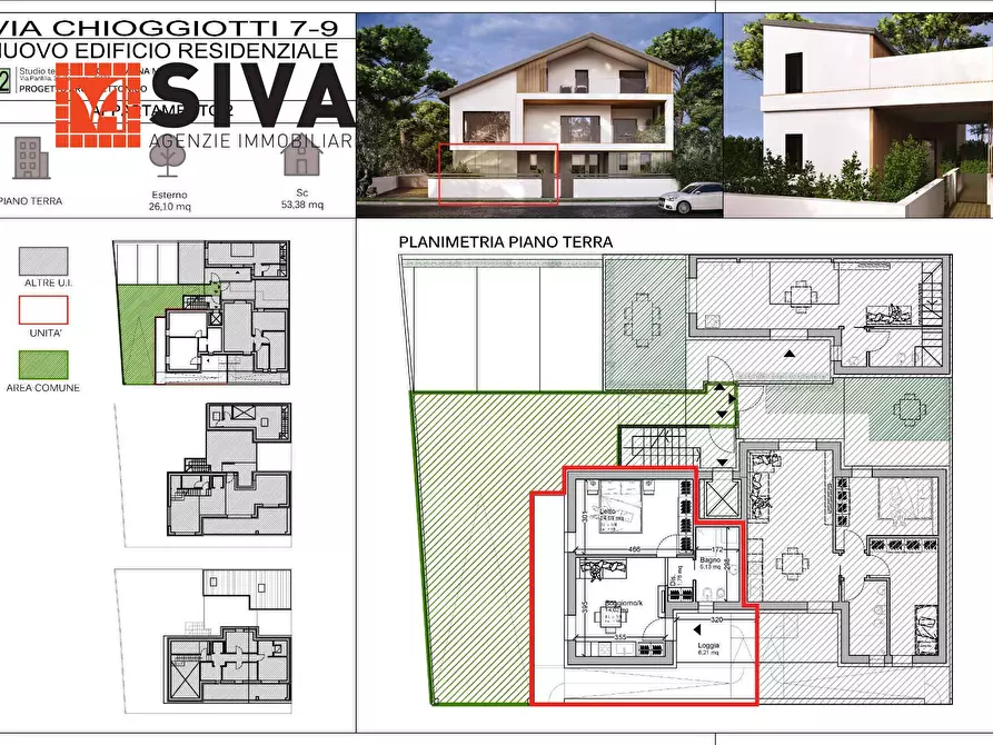 Immagine 3 di Appartamento in vendita  in via Chioggiotti 7 a Ravenna