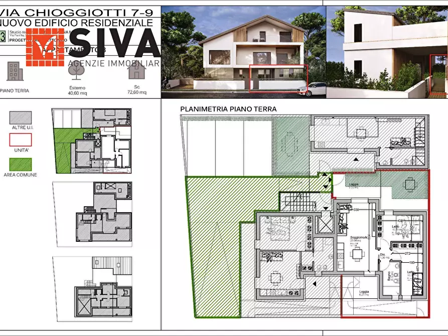 Immagine 3 di Appartamento in vendita  in via Chioggiotti 7 a Ravenna