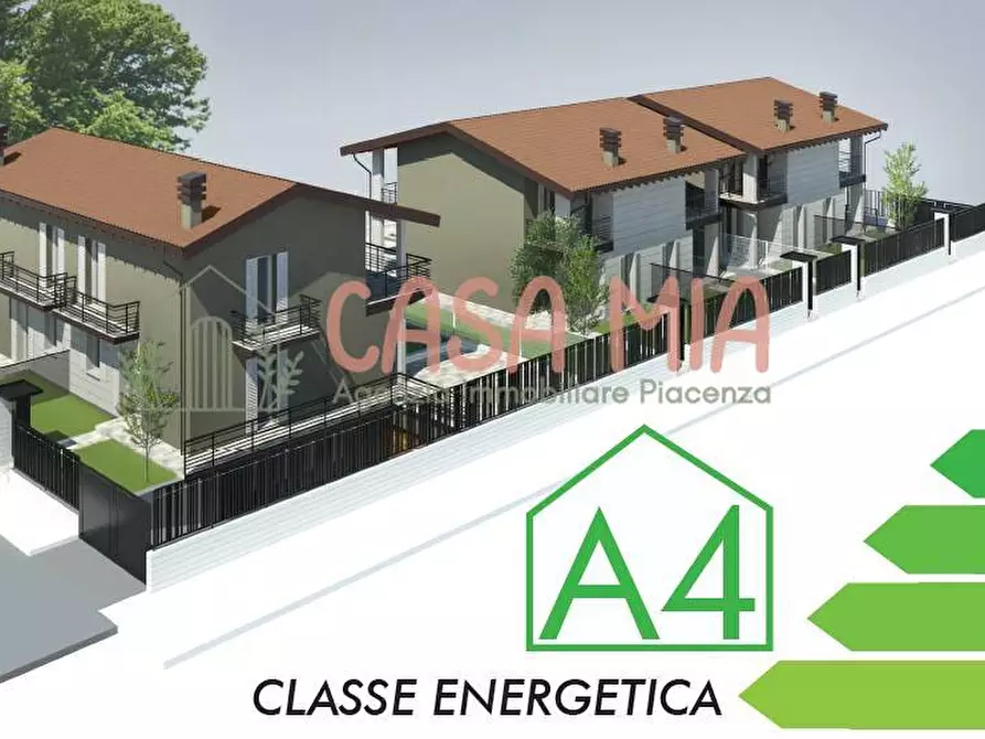 Immagine 5 di Villetta a schiera in vendita  in Via mozart a Agazzano