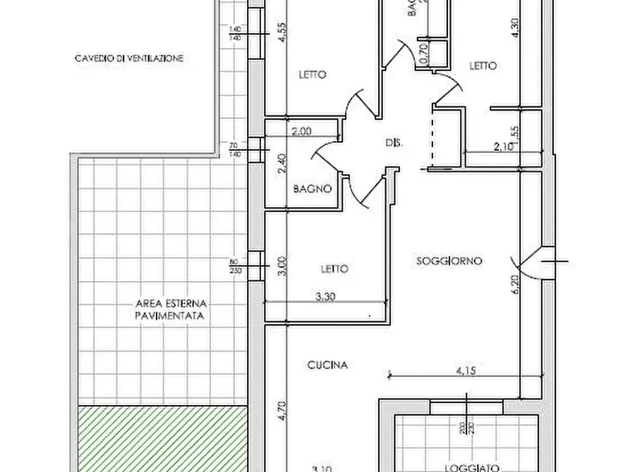 Immagine 23 di Appartamento in vendita  in Via IV Novembre a Piacenza