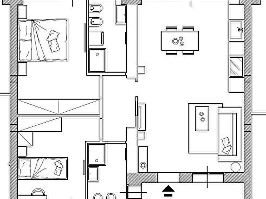 Immagine 4 di Appartamento in vendita  in Via Roma a Pontenure