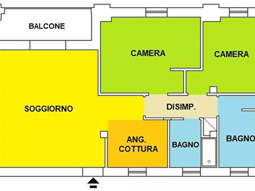 Immagine 6 di Appartamento in vendita  in Via Roma a Pontenure