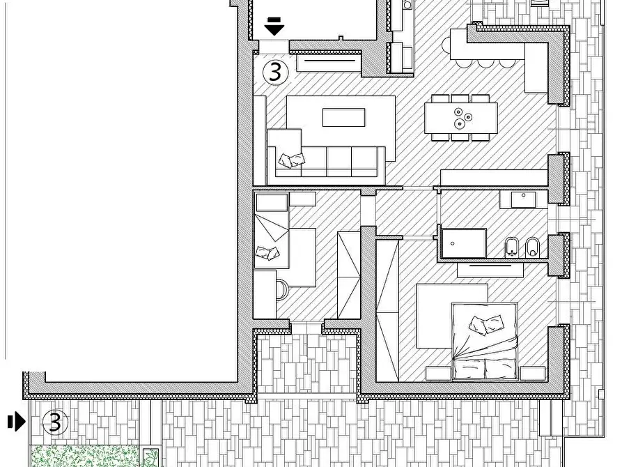 Immagine 8 di Appartamento in vendita  in Via  Veneto a Piacenza