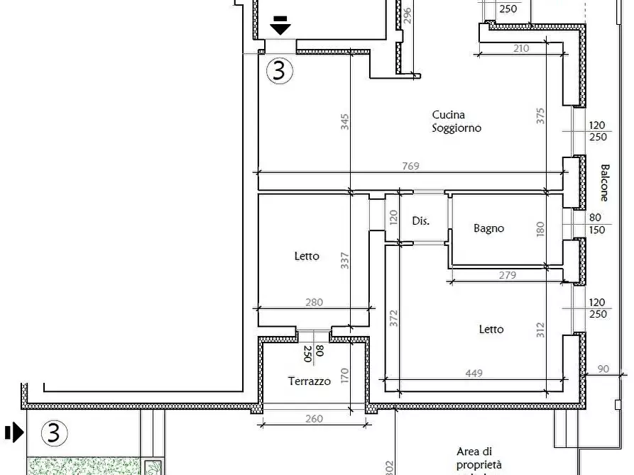 Immagine 19 di Appartamento in vendita  in Via  Veneto a Piacenza