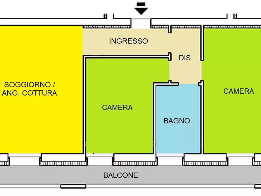 Immagine 9 di Appartamento in vendita  in Via  Veneto a Piacenza