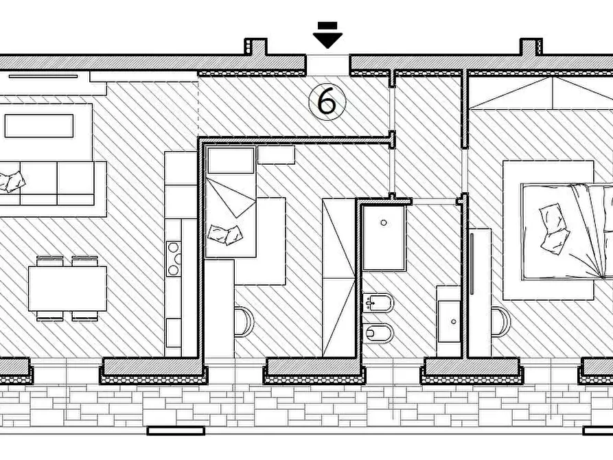 Immagine 16 di Appartamento in vendita  in Via  Veneto a Piacenza