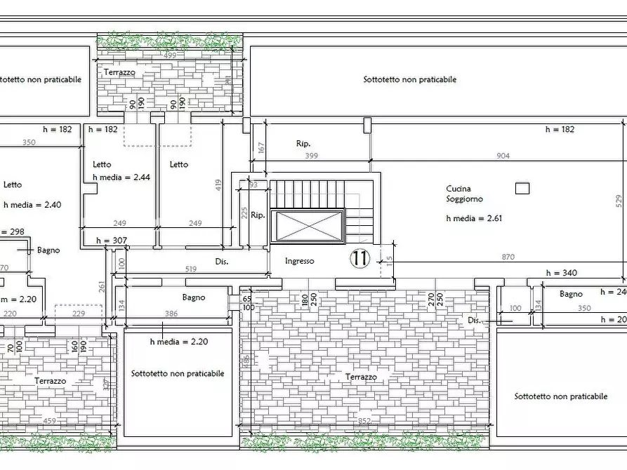 Immagine 17 di Attico in vendita  in Via  Veneto a Piacenza